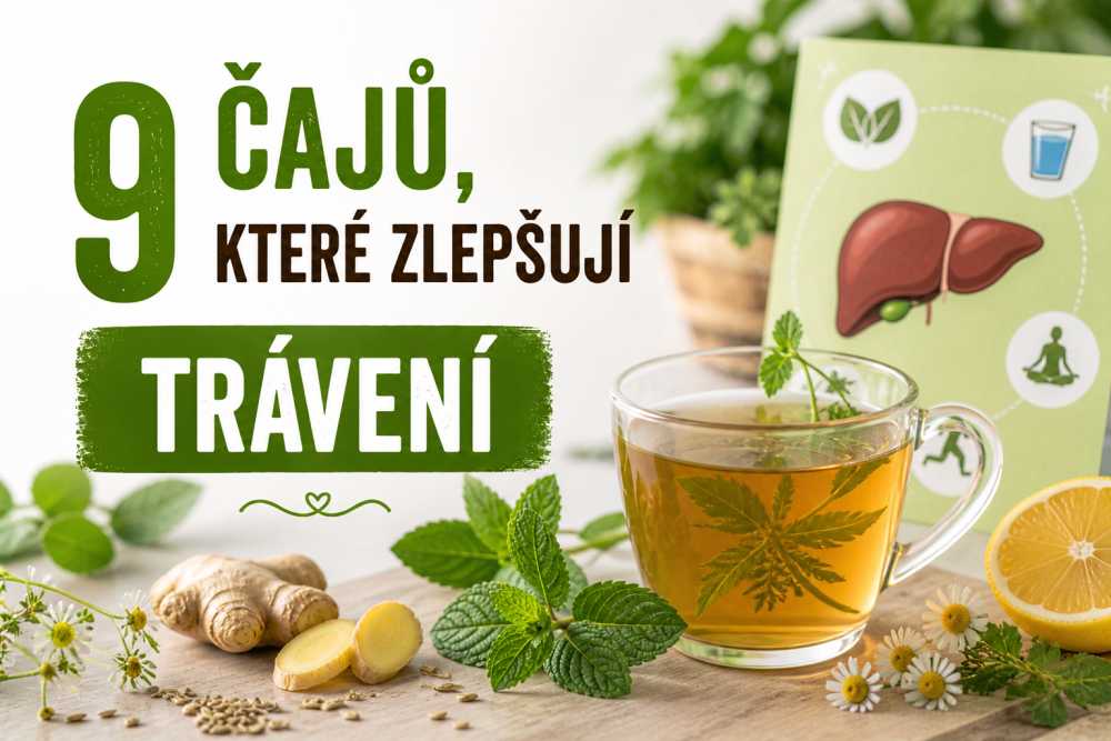 9 čajů, které zlepší vaše trávení přirozeně