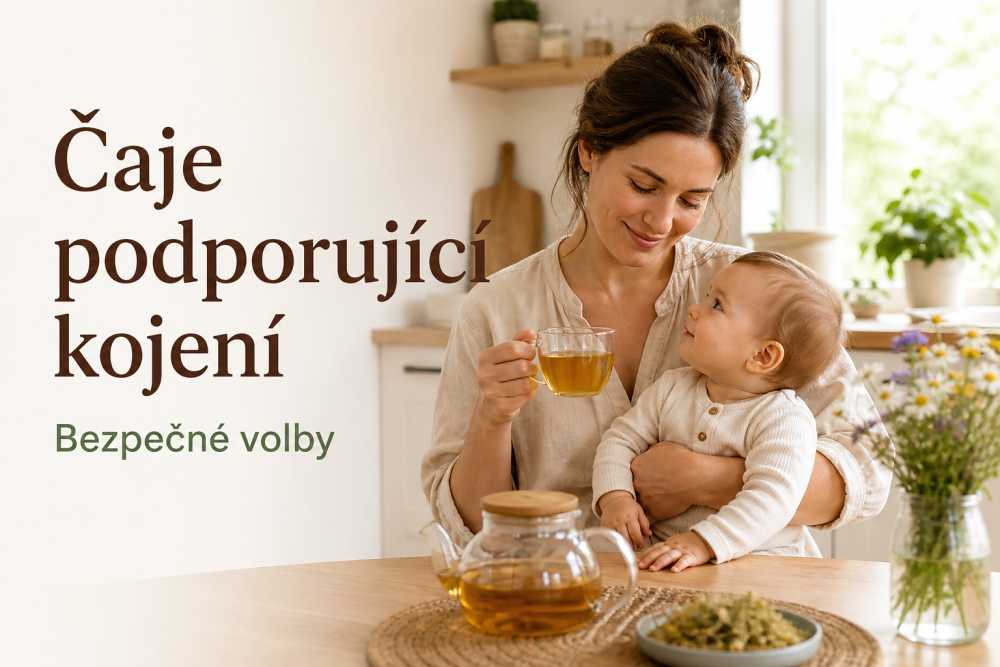 Jaký čaj na kojení? Přírodní pomocníci pro podporu laktace