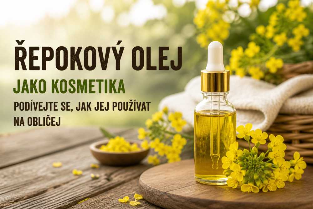 Řepkový olej jako kosmetika: Jak ho používat na obličej a tělo?