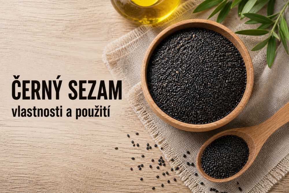 Černý sezam – vlastnosti a použití