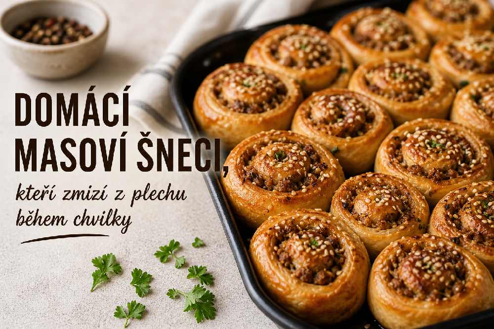 Domácí masoví šneci, kteří zmizí z plechu během chvilky