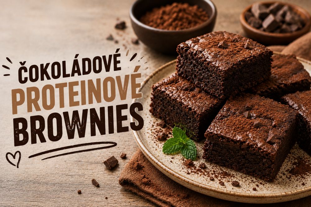 Čokoládové proteinové brownies