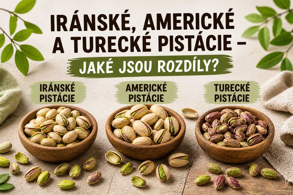 Íránské, americké a turecké pistácie: Jaké jsou mezi nimi rozdíly?