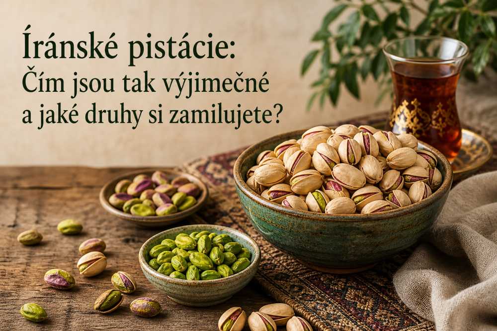 Íránské pistácie: Čím jsou tak výjimečné a jaké druhy si zamilujete?