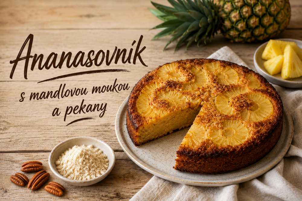 Ananasovník s mandlovou moukou a pekany: jednoduchý ovocný recept