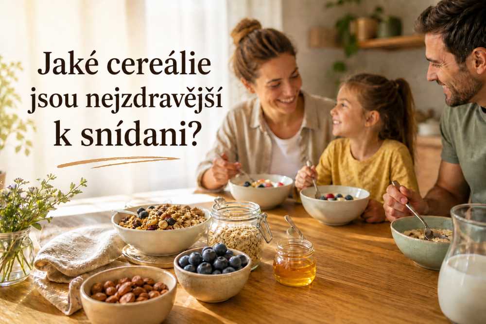 Jaké cereálie jsou nejzdravější k snídani? Praktický přehled i tipy na domácí směs