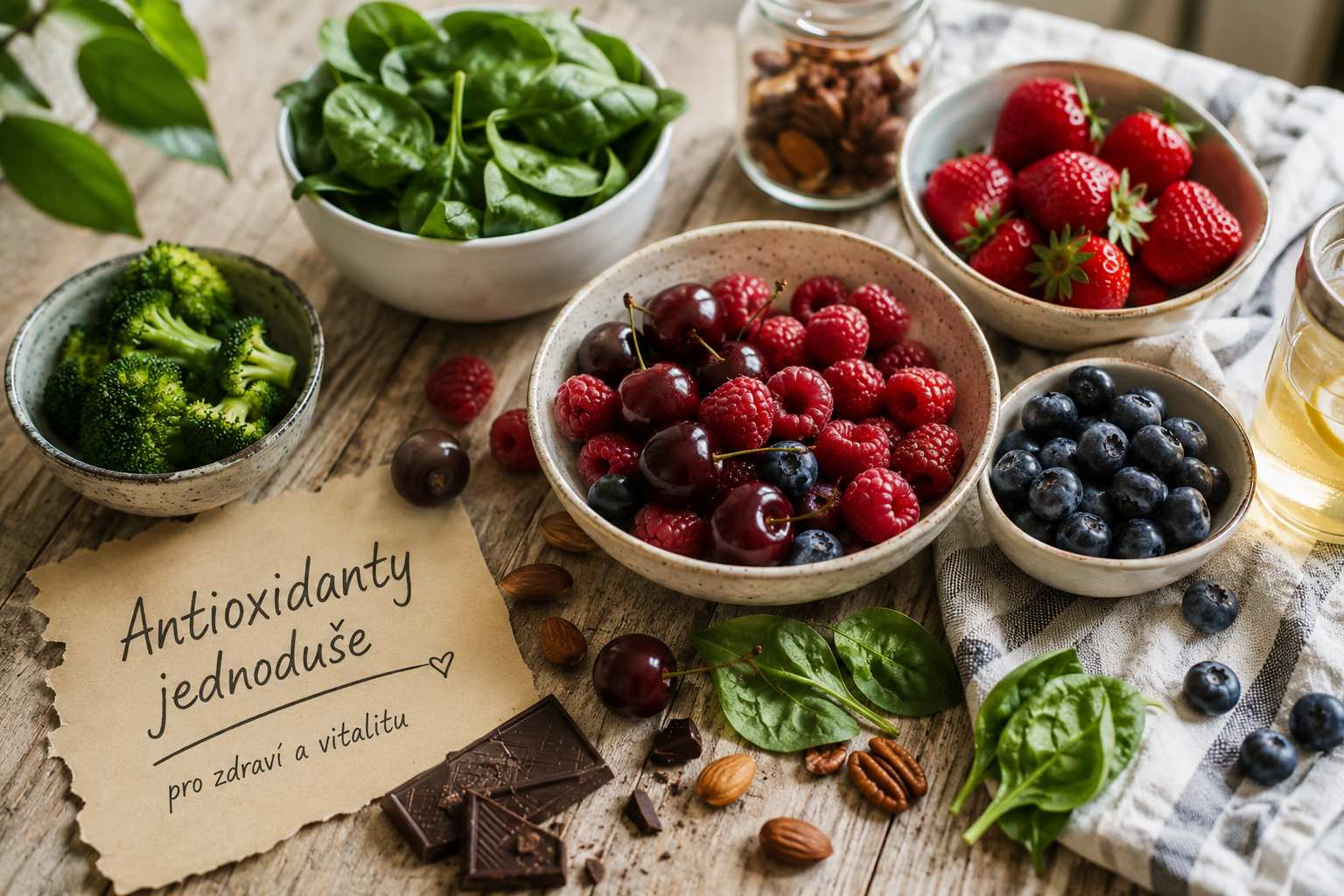 Antioxidanty jednoduše: co jíst, když chcete tělu dopřát lepší péči
