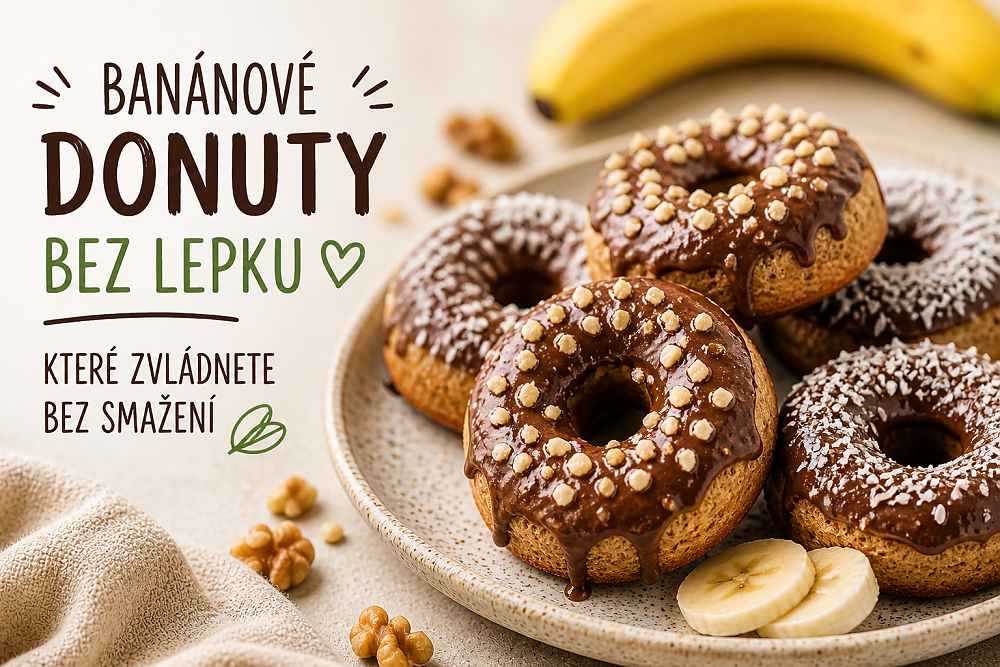 Banánové donuty bez lepku, které zvládnete bez smažení