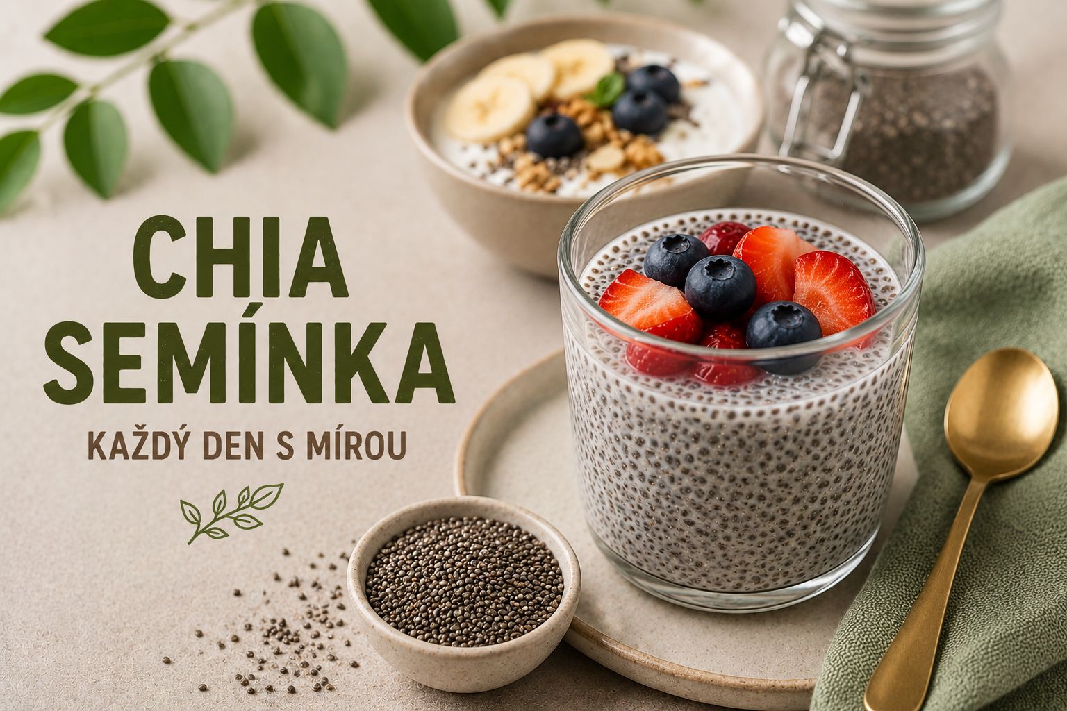 Chia semínka bez přehánění: účinky, použití a tipy, jak je jíst každý den