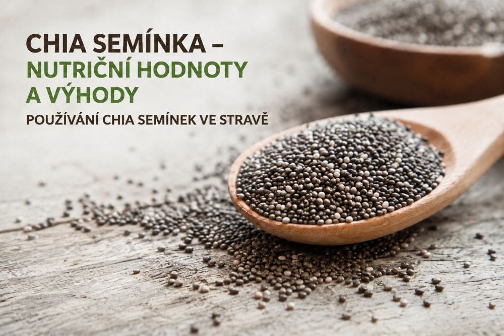 Chia semínka: Malý zázrak pro trávení, srdce i mozek