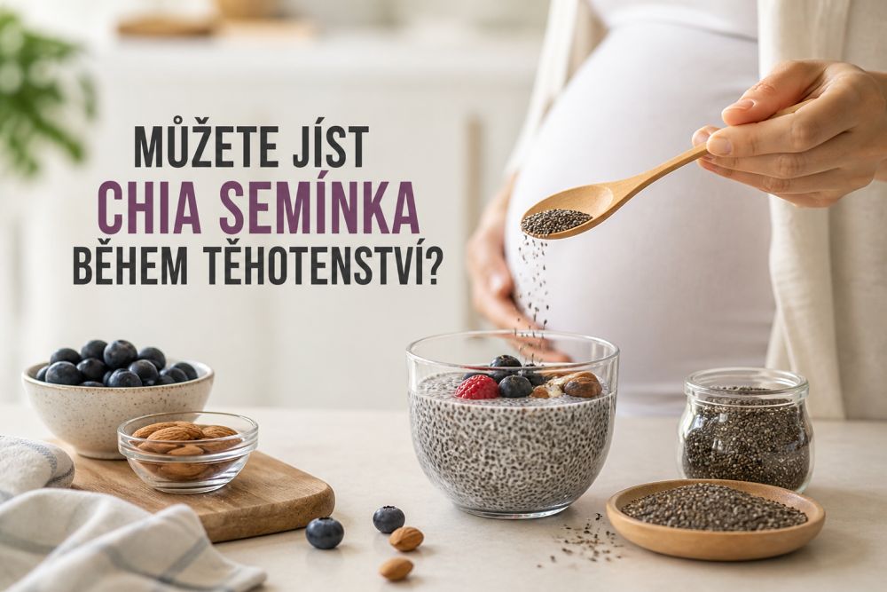 Chia semínka v těhotenství: Ano, ale s mírou a s vodou
