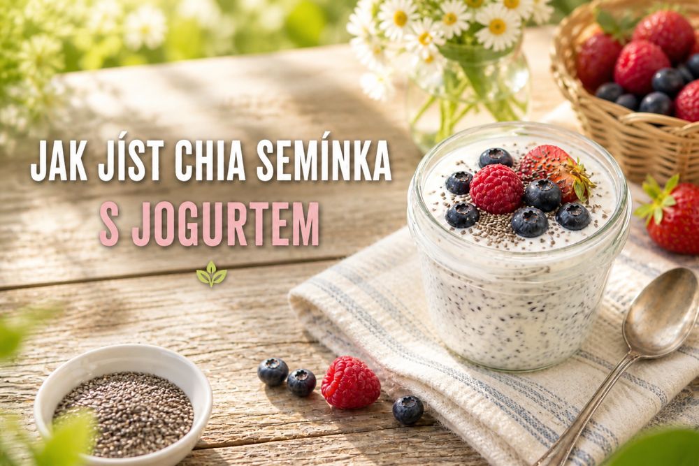 Jak jíst chia semínka s jogurtem?