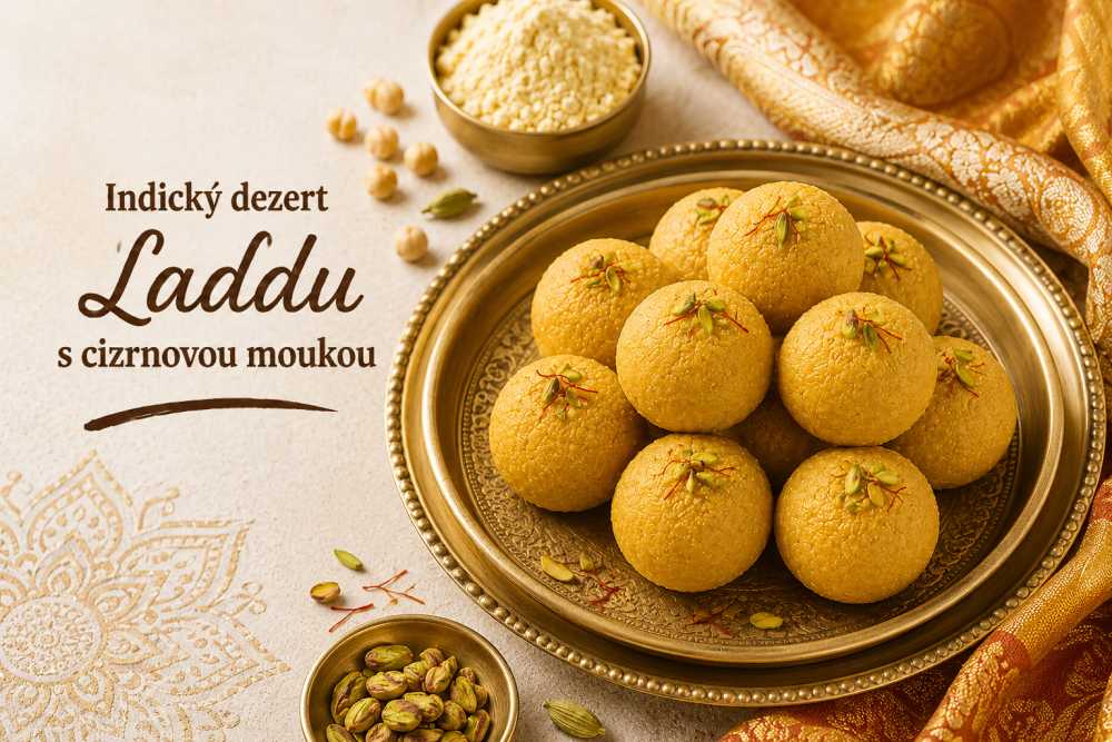 Indický dezert Laddu: Voňavé cizrnové kousky, které chutnají jako oříšky