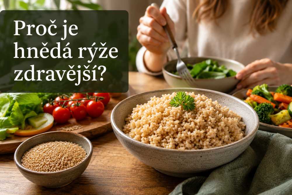 Proč je hnědá rýže zdravější?