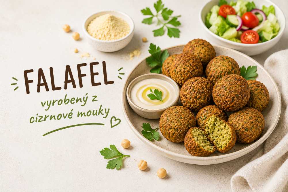 Křupavý domácí falafel z cizrnové mouky: Rychlovka plná chutí i bez namáčení