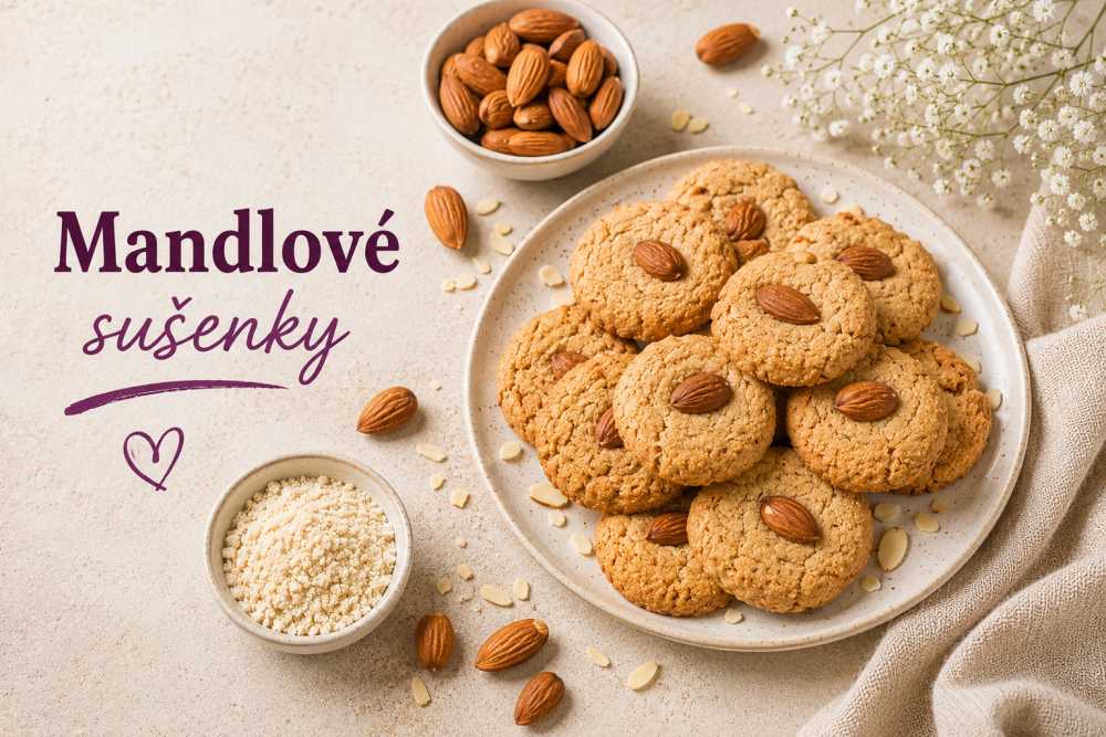 Křupavé mandlové sušenky: Poctivý recept s vůní skořice