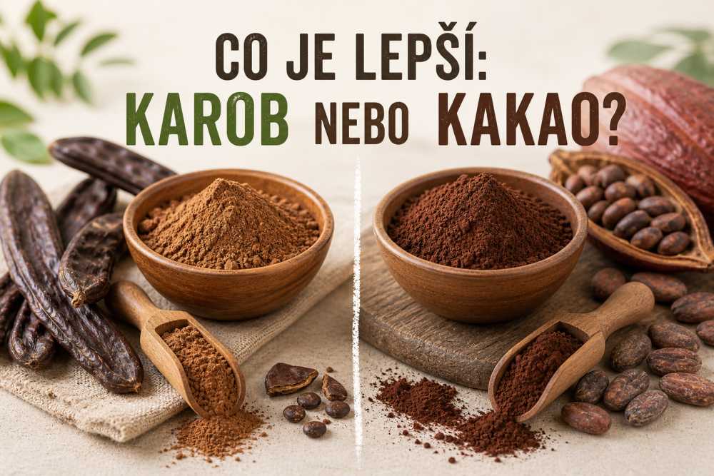 Co je lepší - karob nebo kakao?