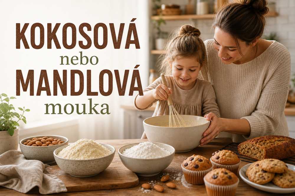 Kokosová nebo mandlová mouka: Která je pro vás ta pravá?