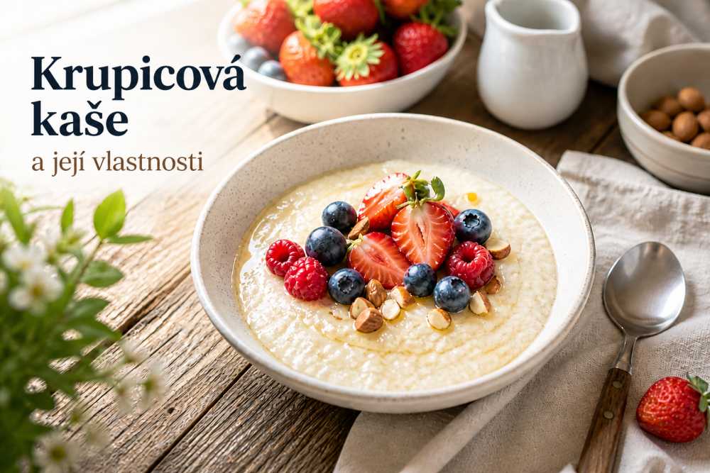 Krupicová kaše a její vlastnosti