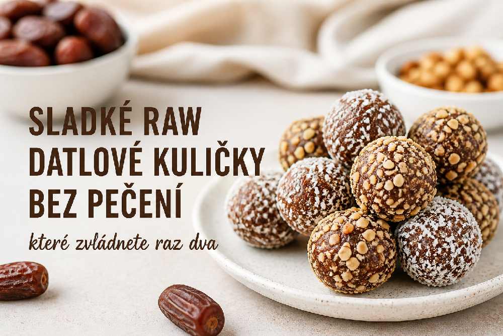 Datlové kešu kuličky s kokosovým máslem a perníkovou vůní