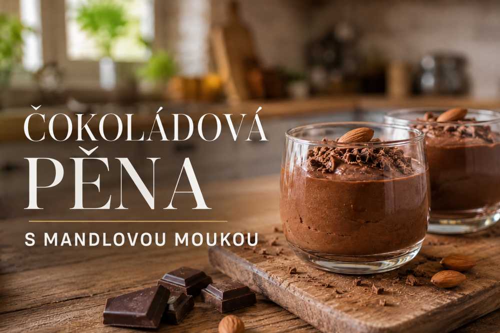 Luxusní pečená čokoládová pěna s mandlovou moukou: Dezert, který se rozplývá na jazyku