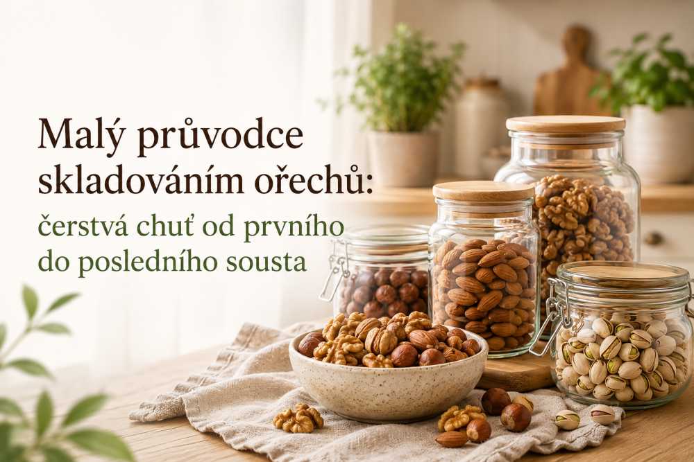 Malý průvodce skladováním ořechů: čerstvá chuť od prvního do posledního sousta