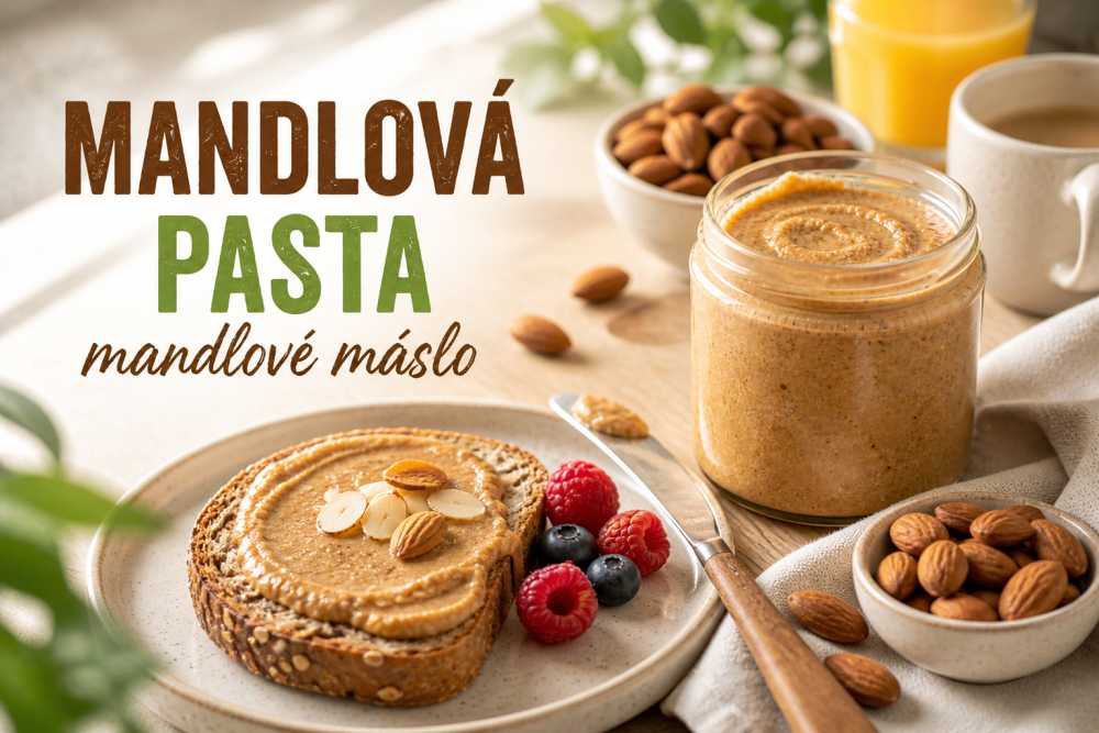 Domácí mandlová pasta (mandlové máslo): jednoduchý recept krok za krokem
