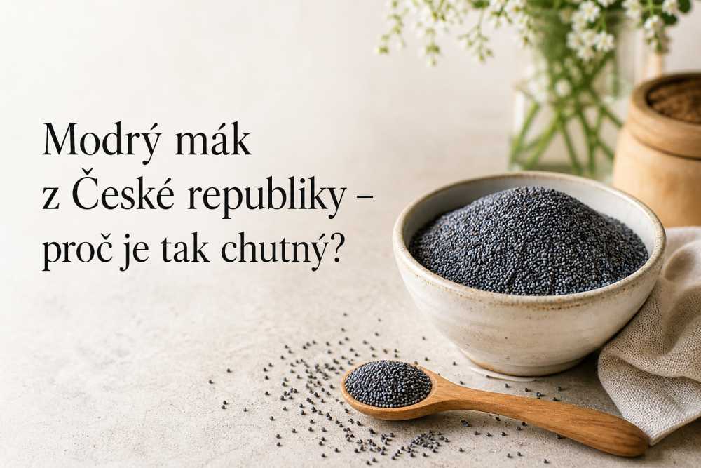 Modrý mák z České republiky – proč je tak chutný?
