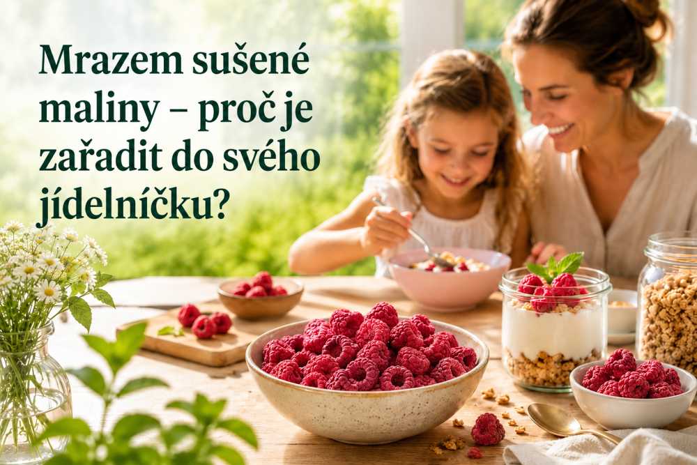 Mrazem sušené maliny – proč je zařadit do svého jídelníčku?