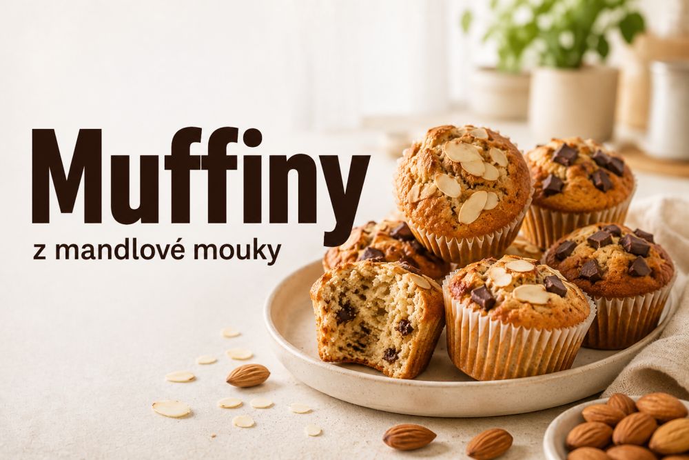 Muffiny z mandlové mouky: vláčný bezlepkový recept