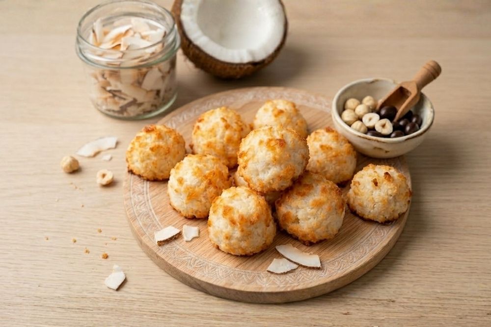 Světlé kokosové sušenky