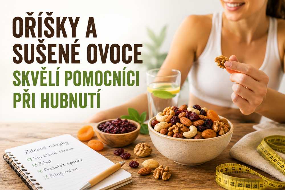 Oříšky a sušené ovoce: Skvělí spojenci při hubnutí