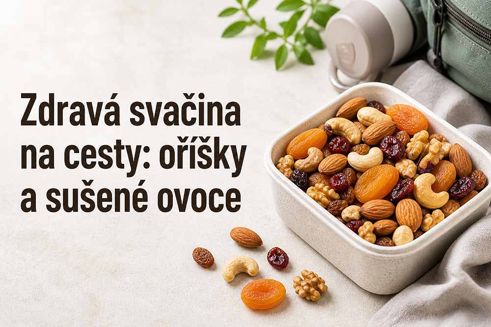 Zdravá svačina na cesty: Oříšky a sušené ovoce jako chytrá volba