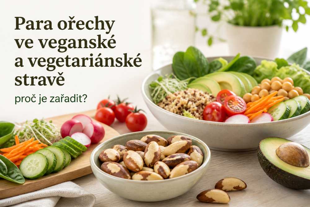 Para ořechy ve veganské a vegetariánské stravě: Proč by neměly chybět na vašem jídelníčku?