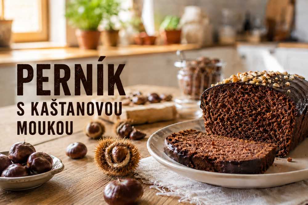 Perník s kaštanovou moukou: Vláčná podzimní klasika