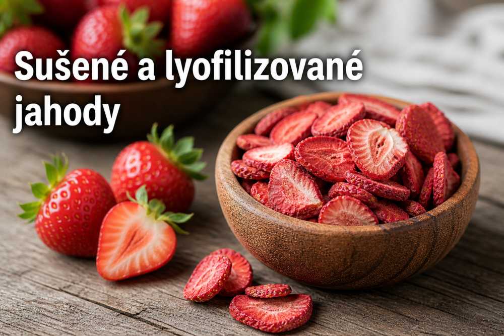 Lyofilizované jahody: Křupavý zázrak plný vitamínů