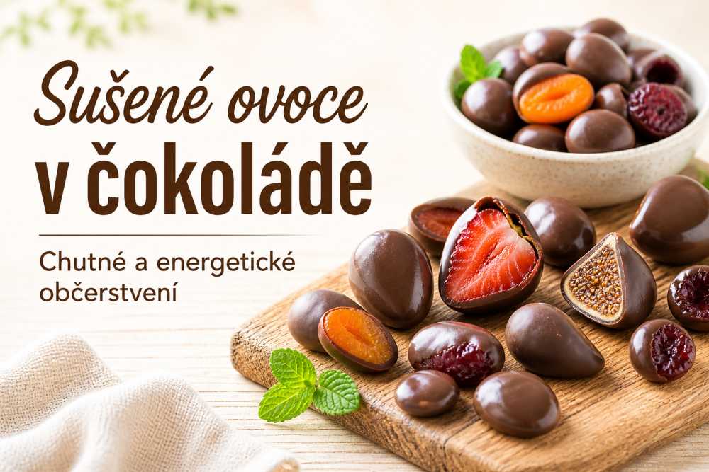 Sušené ovoce v čokoládě: sladká svačina, která dodá energii i živiny