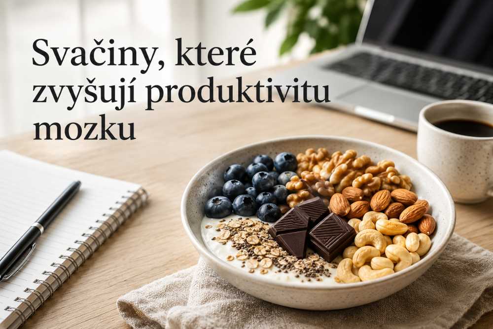 Svačiny, které zvyšují produktivitu mozku