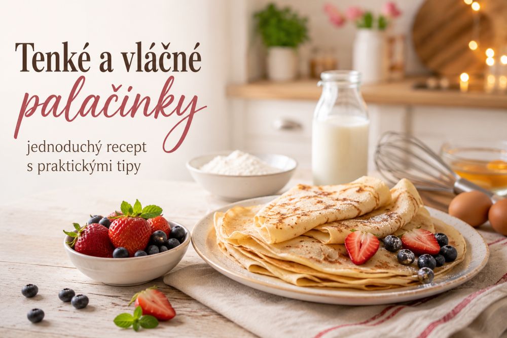 Tenké a vláčné palačinky: jednoduchý recept s praktickými tipy