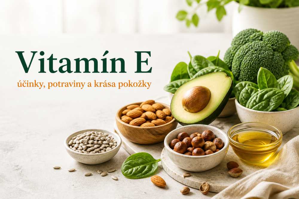 Vitamín E: antioxidant krásy i zdraví