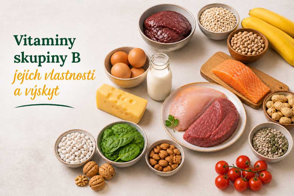 Vitamíny skupiny B: vlastnosti, účinky a kde je najít