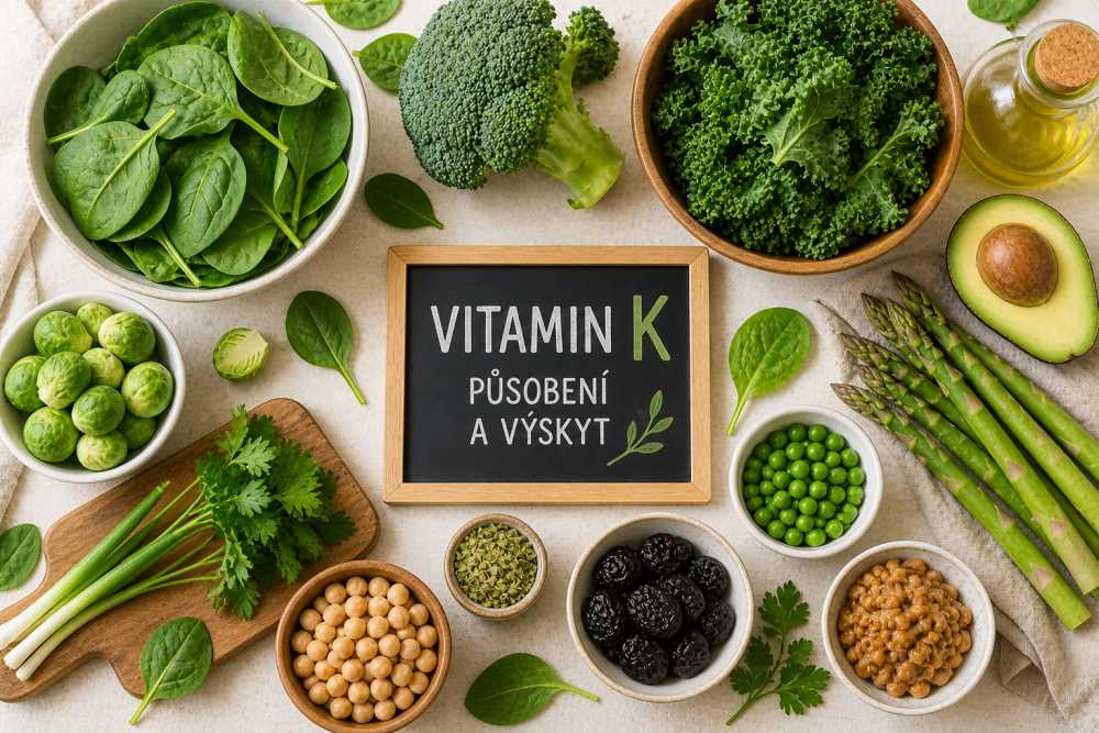 Vitamin K: Působení, zdroje a doplňování