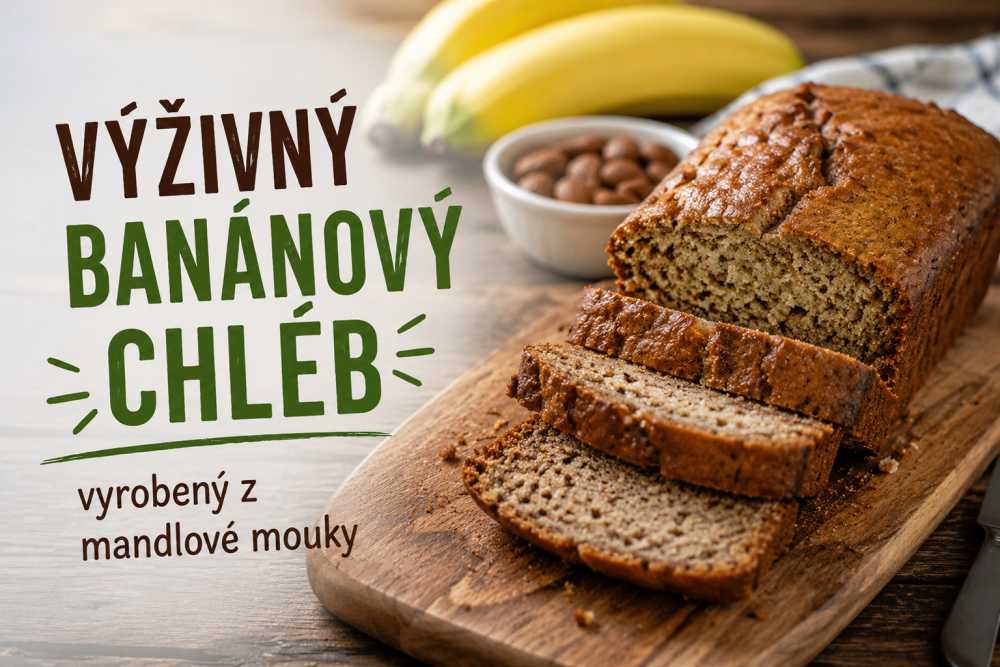 Vláčný mandlový banana bread: Vaše nová nejoblíbenější snídaně bez lepku