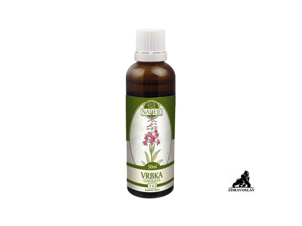 Naděje Vrbka úzkolistá tinktura z rostliny T43 50 ml