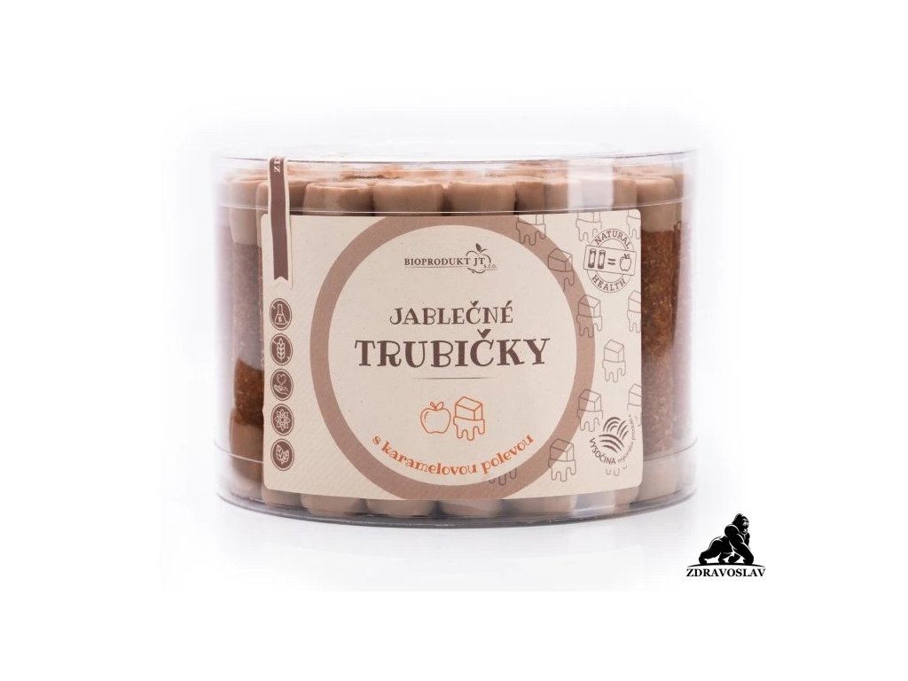 B. Produkt Trubičky jablečné s karamelovou polevou dóza 540 g