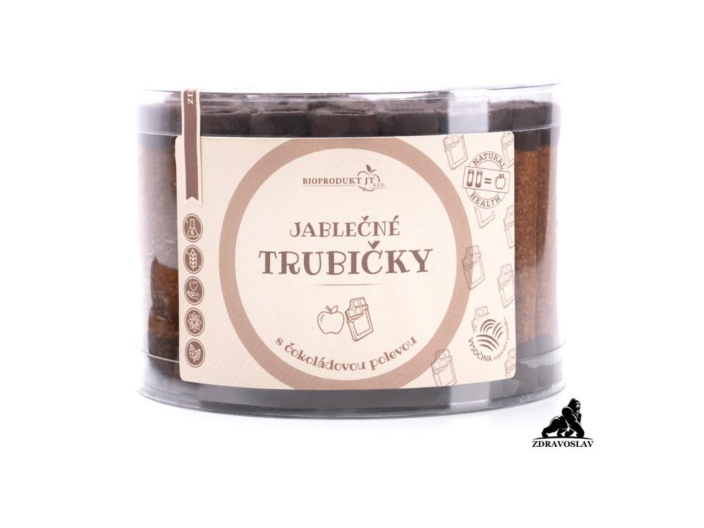 B. Produkt Trubičky jablečné s čokoládou dóza 540 g