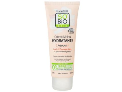 SO´BiO étic Krém na ruce hydratační s oslím mlékem BIO 75 ml