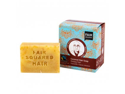 Fair Squared Šampon tuhý na mytí vlasů – kokosový pro mastné vlasy 2x80 g