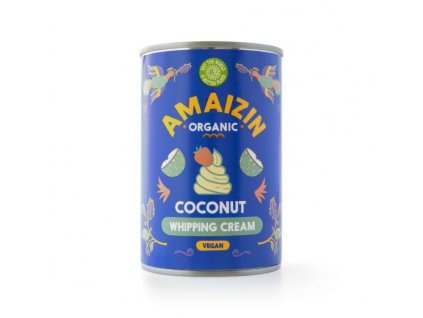 Amaizin Krém kokosový ke šlehání 30 % tuku BIO 400 ml