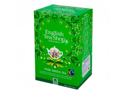 English Tea Shop Čaj Zelený fair trade BIO sáčky 20 Ks